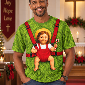 Fun Newborn Jesus Carrier 3D Shirt - Personalized Gifts For Christians 05qhqn160926-Homacus