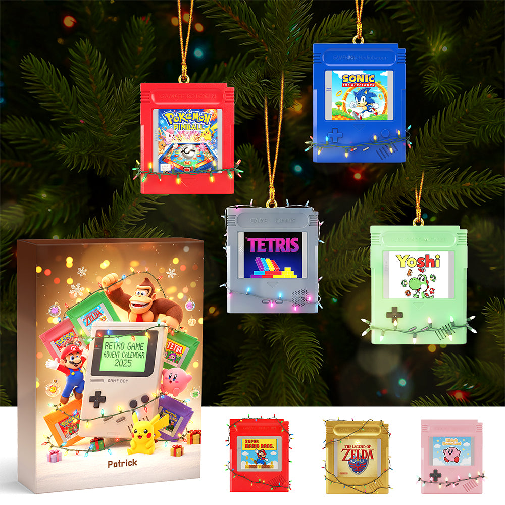 Retro Pocket Gaming Blind Box - Personalized Gifts For Gamers Christmas Advent Calendar 04NAMG031125-Homacus
