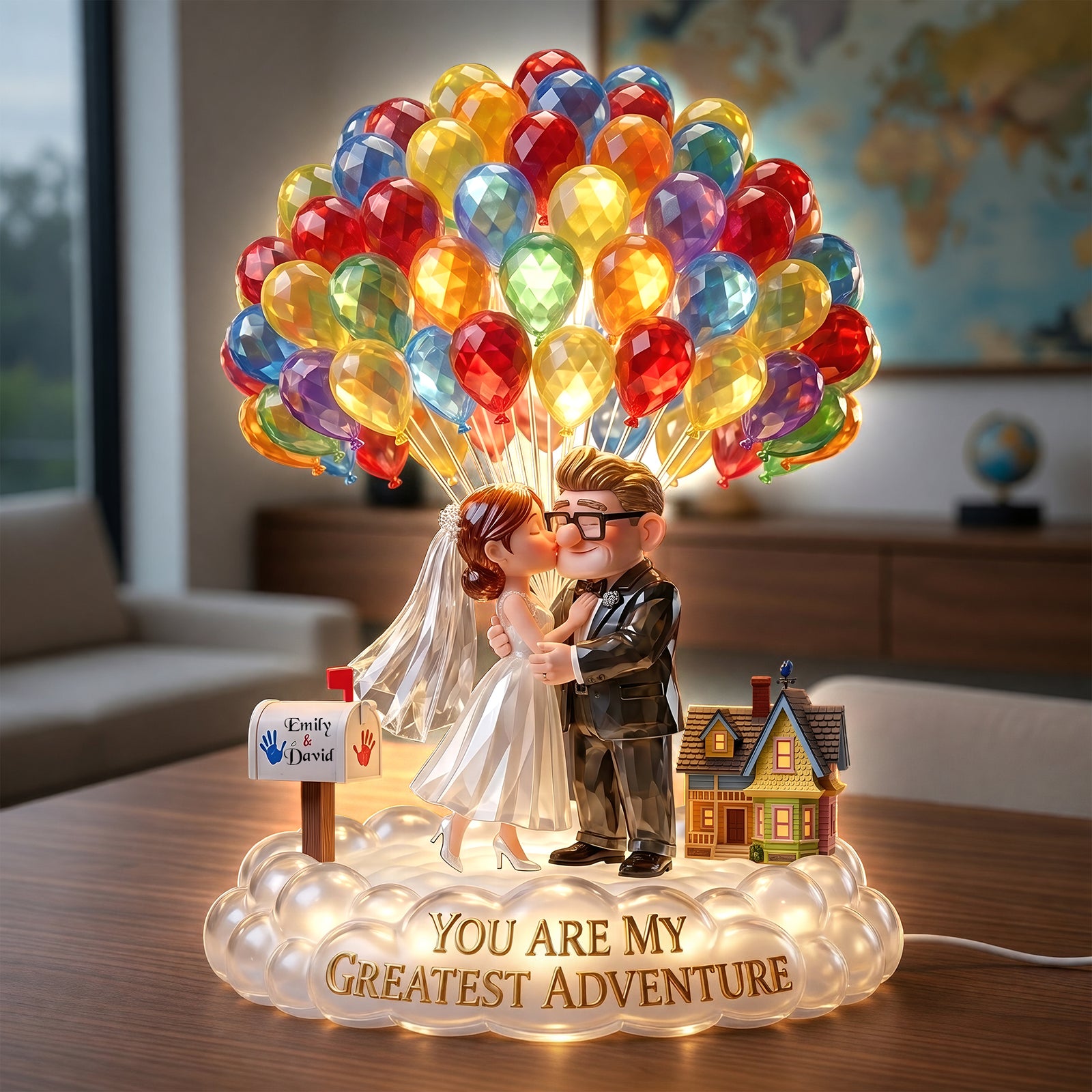 Couple Forever Acrylic Light Box Personalized Gifts For Couple 01TYQN010626-Homacus