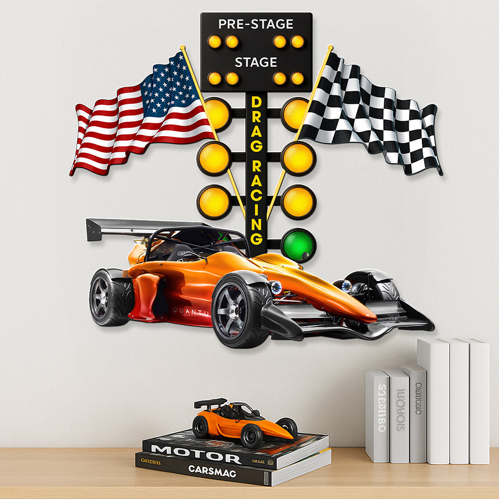 Drag Racing Metal Sign - Custom Photo Christmas Gifts For Racing Lovers 03naqn280725-Homacus