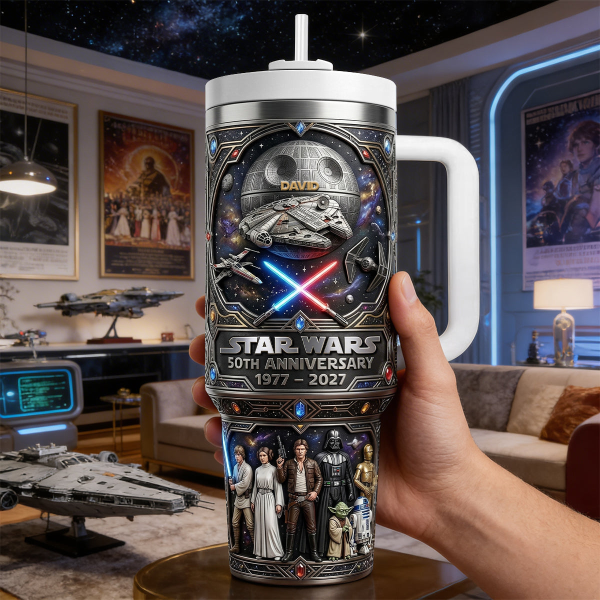 50th Anniversary Cosmic 40oz Tumbler - Personalized Gifts For Cosmic Lovers 03natn090326-Homacus