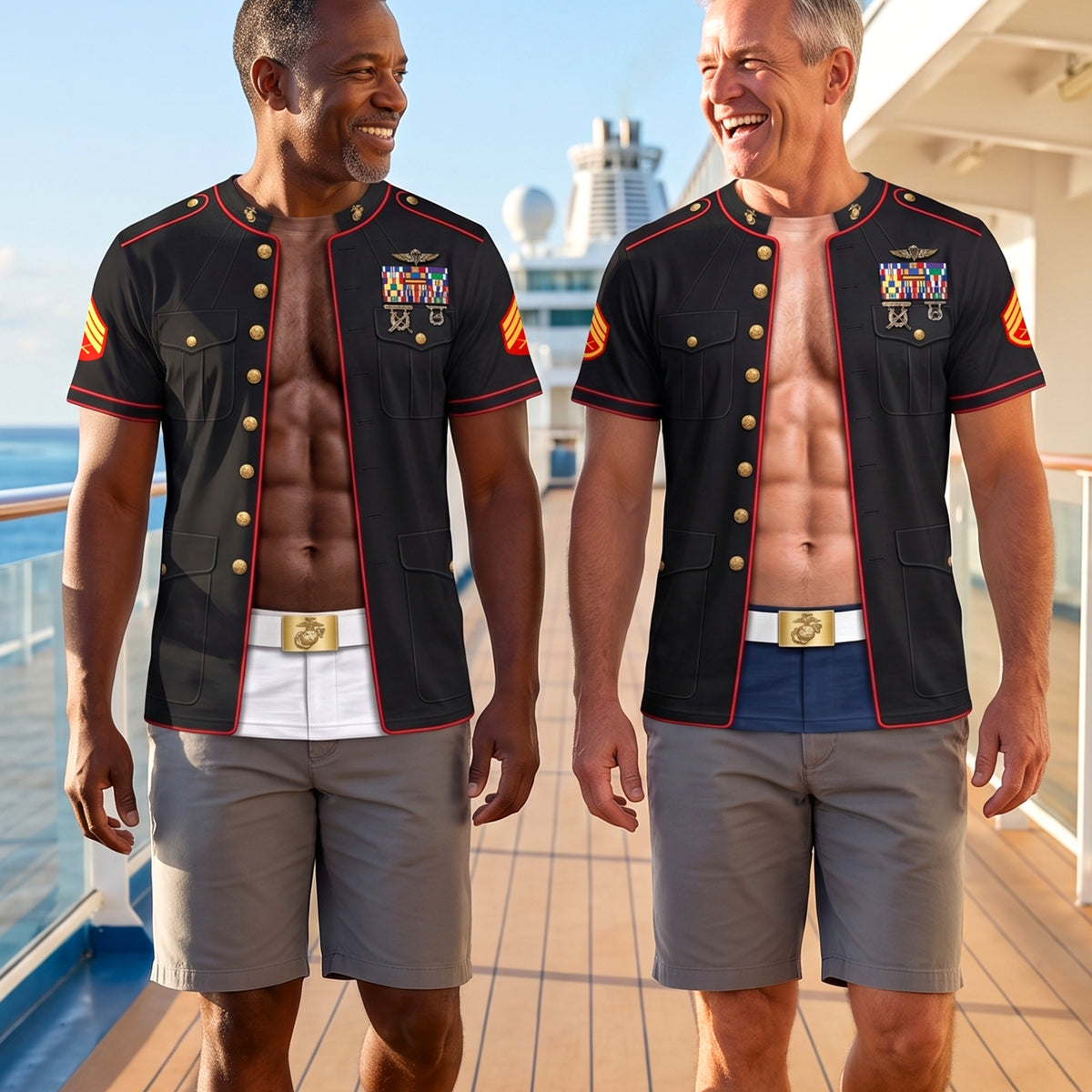 Celebrate Your Service With Humor! Hilarious Vacation Military Uniform 3D Shirt - Personalized Gifts For Veterans 03huqn140726