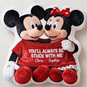 Couple In Cute Shirt Pillow, Personalized Gifts For Couple 03qhtn111225-Homacus