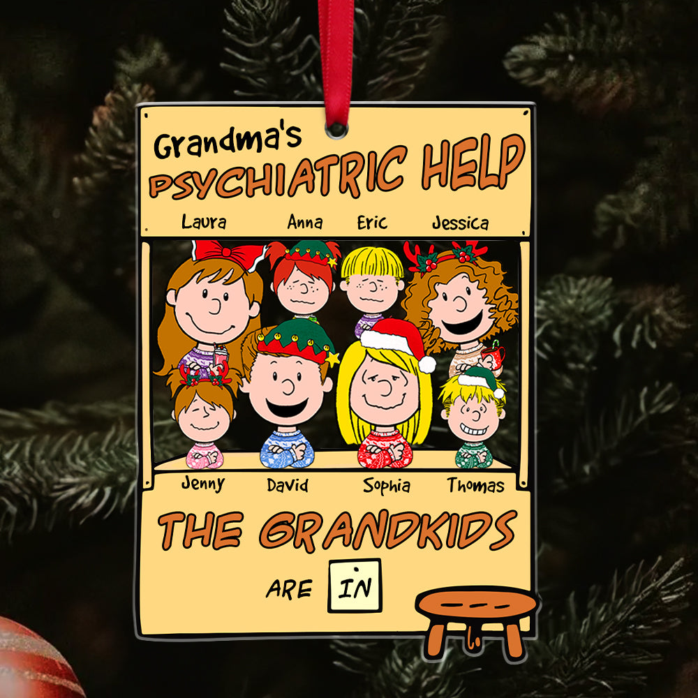 Personalized Gifts For Grandma Christmas Grandkids Ornament 05KADT201124HG-Homacus