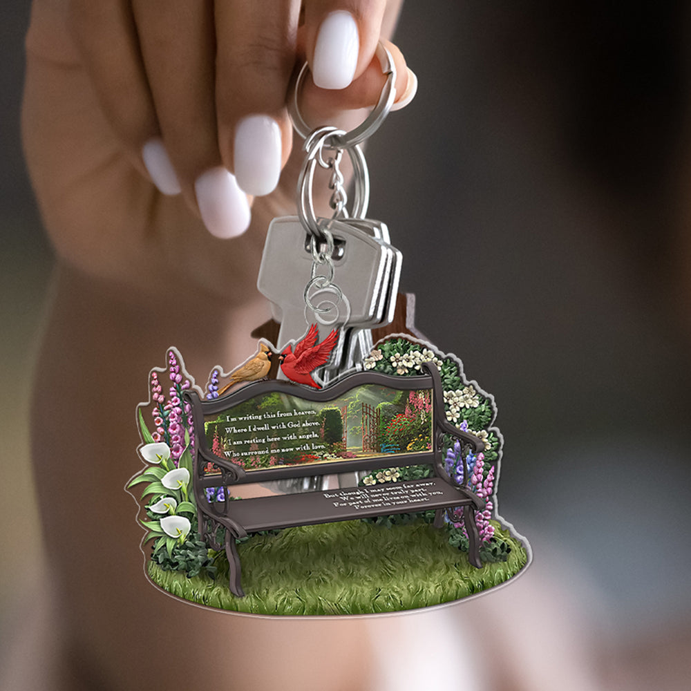 Gifts For Memorial Keychain Forever In Your Heart 05ohqn140125-Homacus