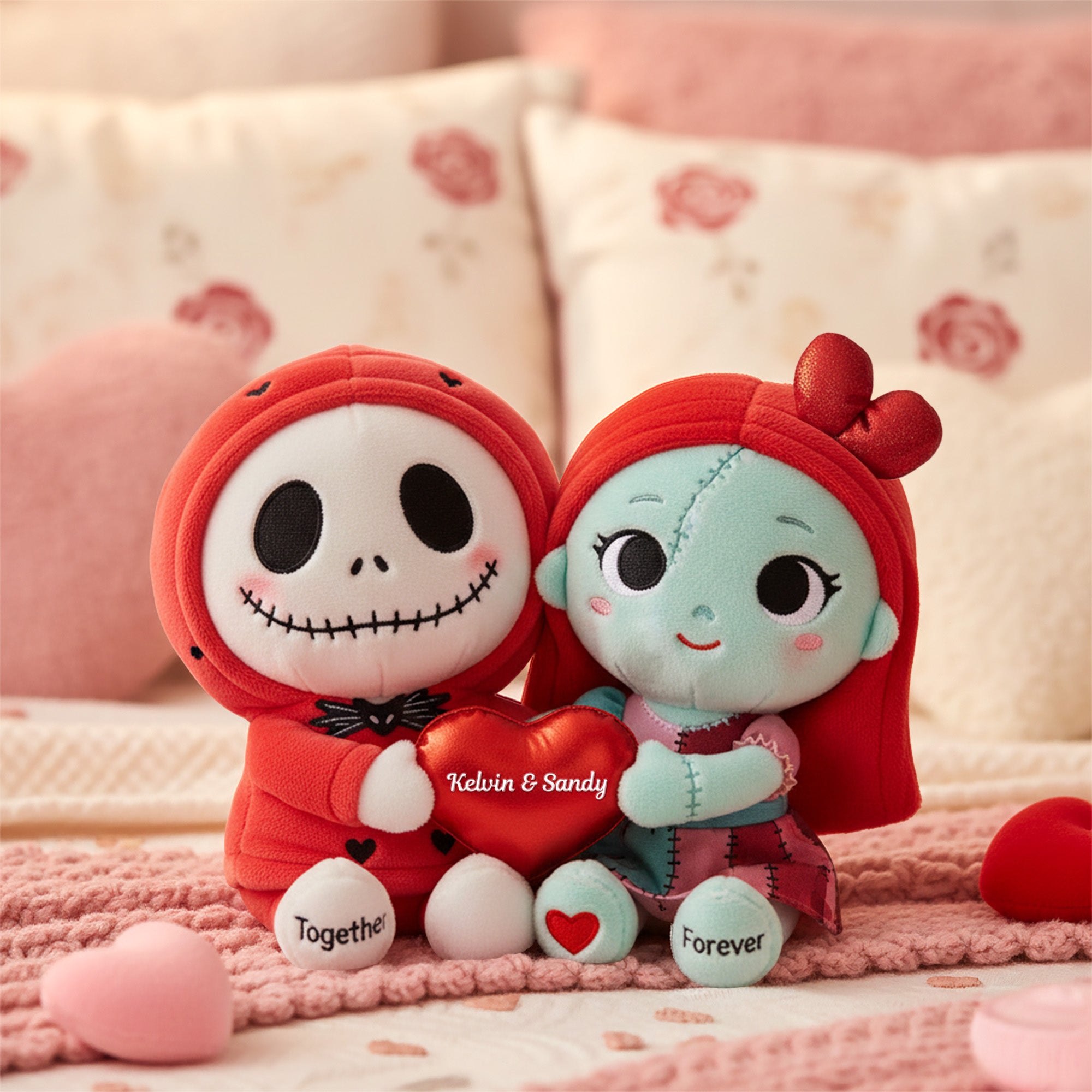 Romantic Couple Pillow  - Personalized Gifts For Couple 03pgmg241125