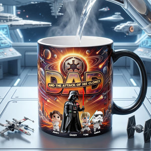Dad's Mischievous Mini Versions Magic Mug - Personalized Gifts For Dads 05qhtn210526-Homacus