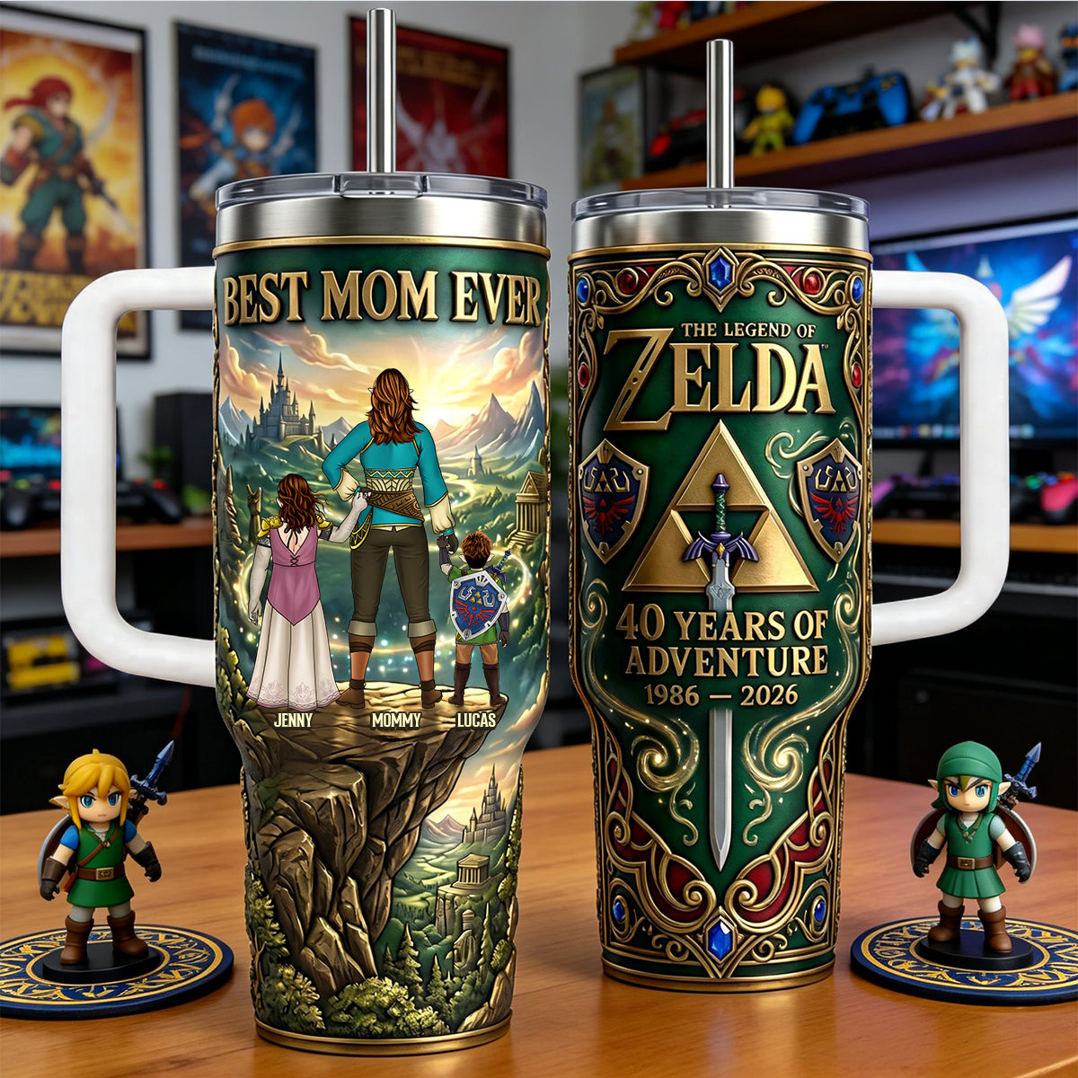 Legendary Adventure Mom Tumbler - Personalized Gifts For Mom Travel Tumbler 022NATN050326HG-Homacus