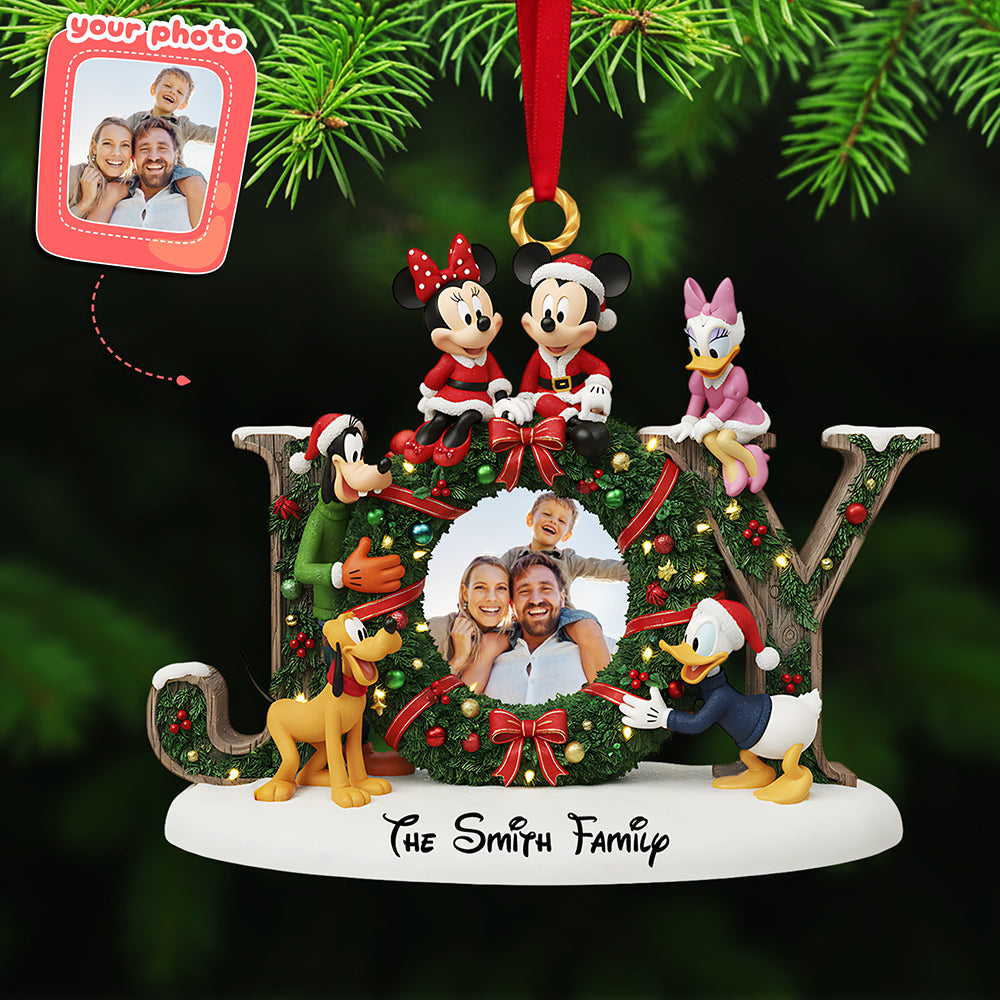 Custom Photo Family Acrylic Ornament, Personalized Gifts For Christmas 01kita161025-Homacus