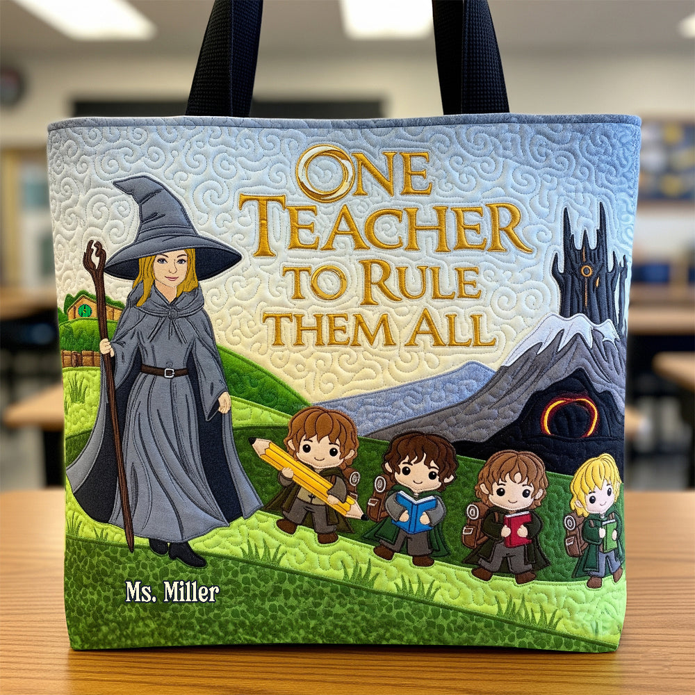 Teacher In Fantasy World Tote Bag, Personalized Gifts For Teacher 01qhtn280725-Homacus
