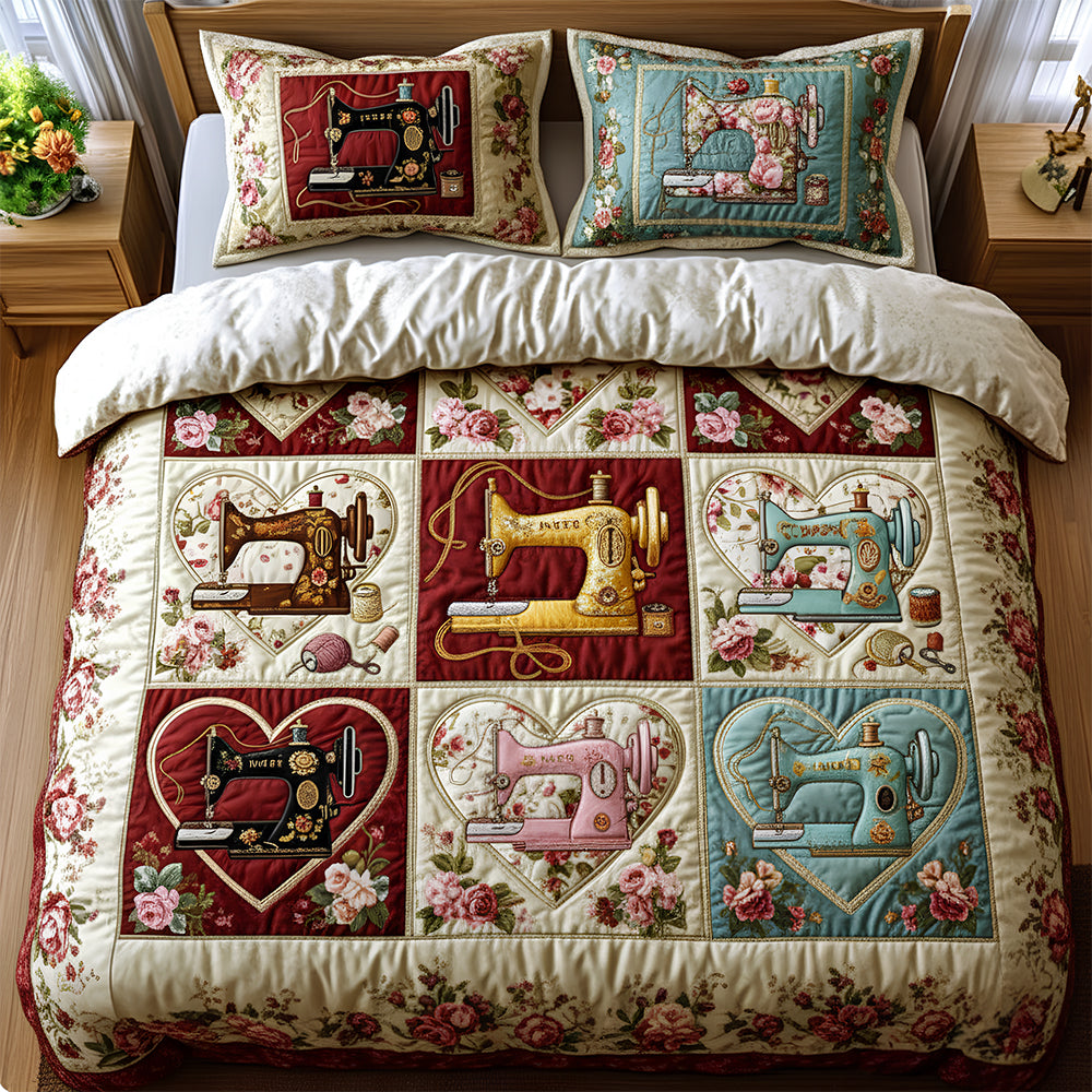 Personalized Gifts For Sewing Lovers Quilt Bedding Set Special Line 03natn151025-Homacus