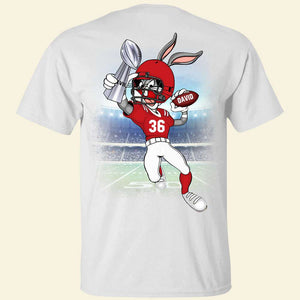 Custom Team Logo Gifts For Football Fan Shirt 03qhqn180123 American Football Bunny-Homacus
