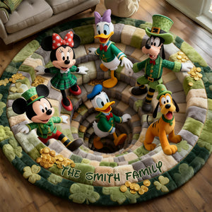 Patrick's Day Quilted Round Mat - Personalized Gifts For Family 01nalu100226-Homacus