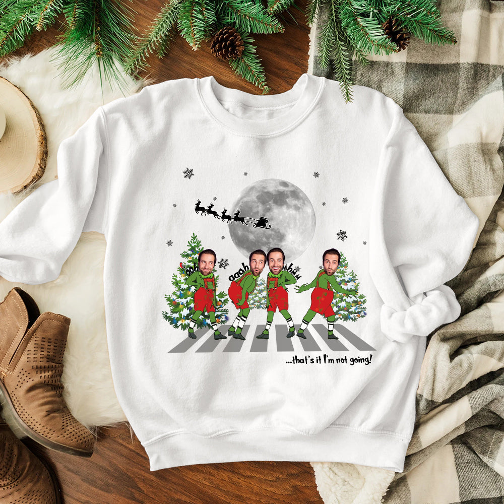 Personalized Gifts For Friends Green Christmas Shirt 02OHLU141024-Homacus