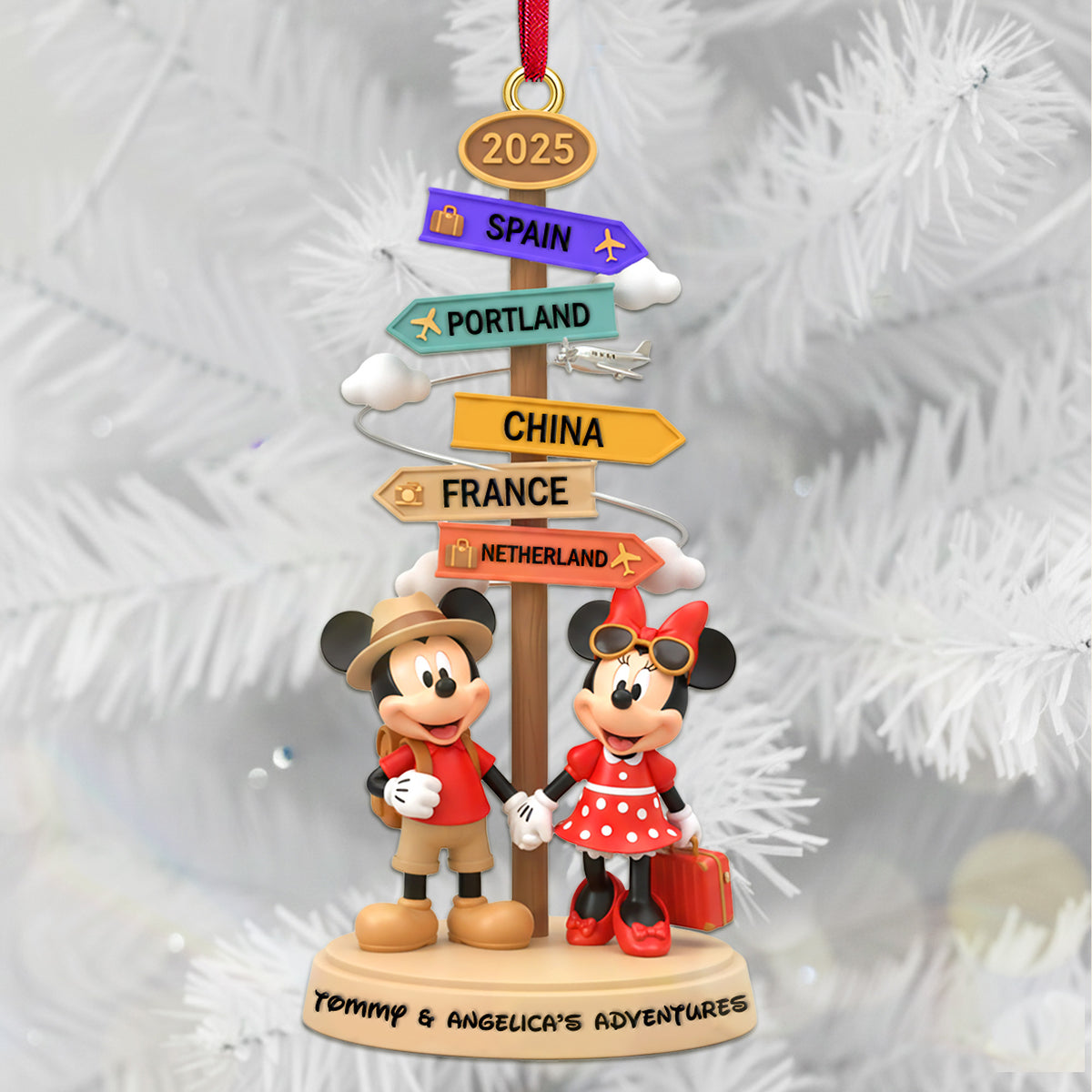 Personalized Gifts For Traveling Couple Christmas Ornament 05namg301025-Homacus
