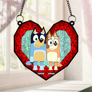 Personalized Gifts For Couple Suncatcher Ornament 02natn150524-Homacus