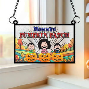 Personalized Halloween Gifts For Parents Suncatcher, Pumpkin Patch 01KAMH300724HH-Homacus