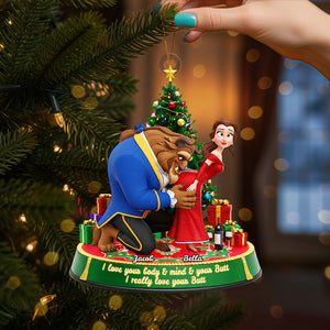 Naughty Couple Ornament - Personalized Gifts For Couple 03ohta090925-Homacus