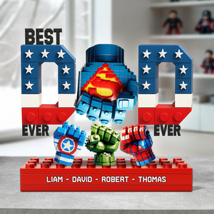 Best Super Dad Acrylic Plaque - Personalized Gifts For Father 01OHPU160525-Homacus
