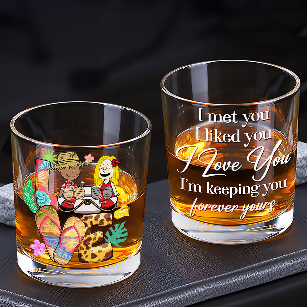 Couple Whiskey Glass - Personalized Gifts 04XQQN150125PA-Homacus