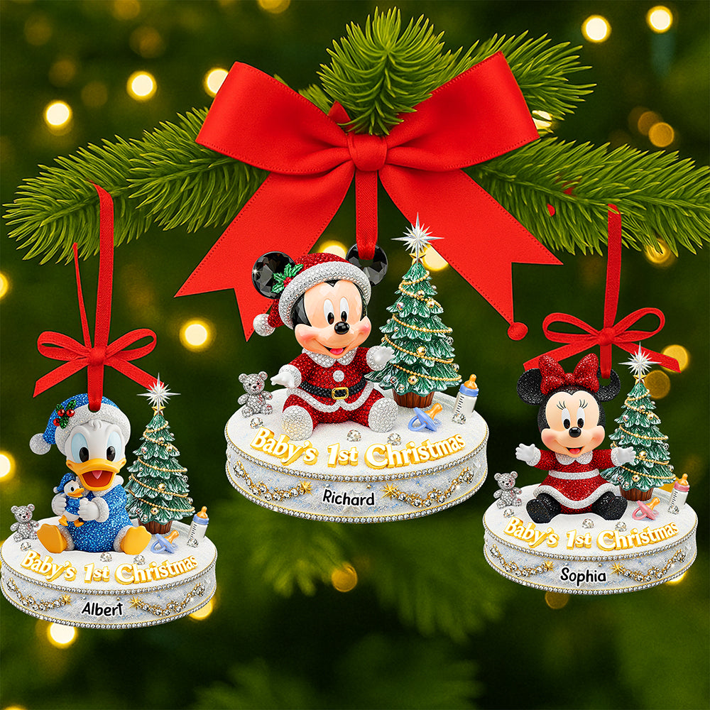 Baby’s First Christmas Ornament - Personalized Gifts For Kids 05pgqn210825-Homacus