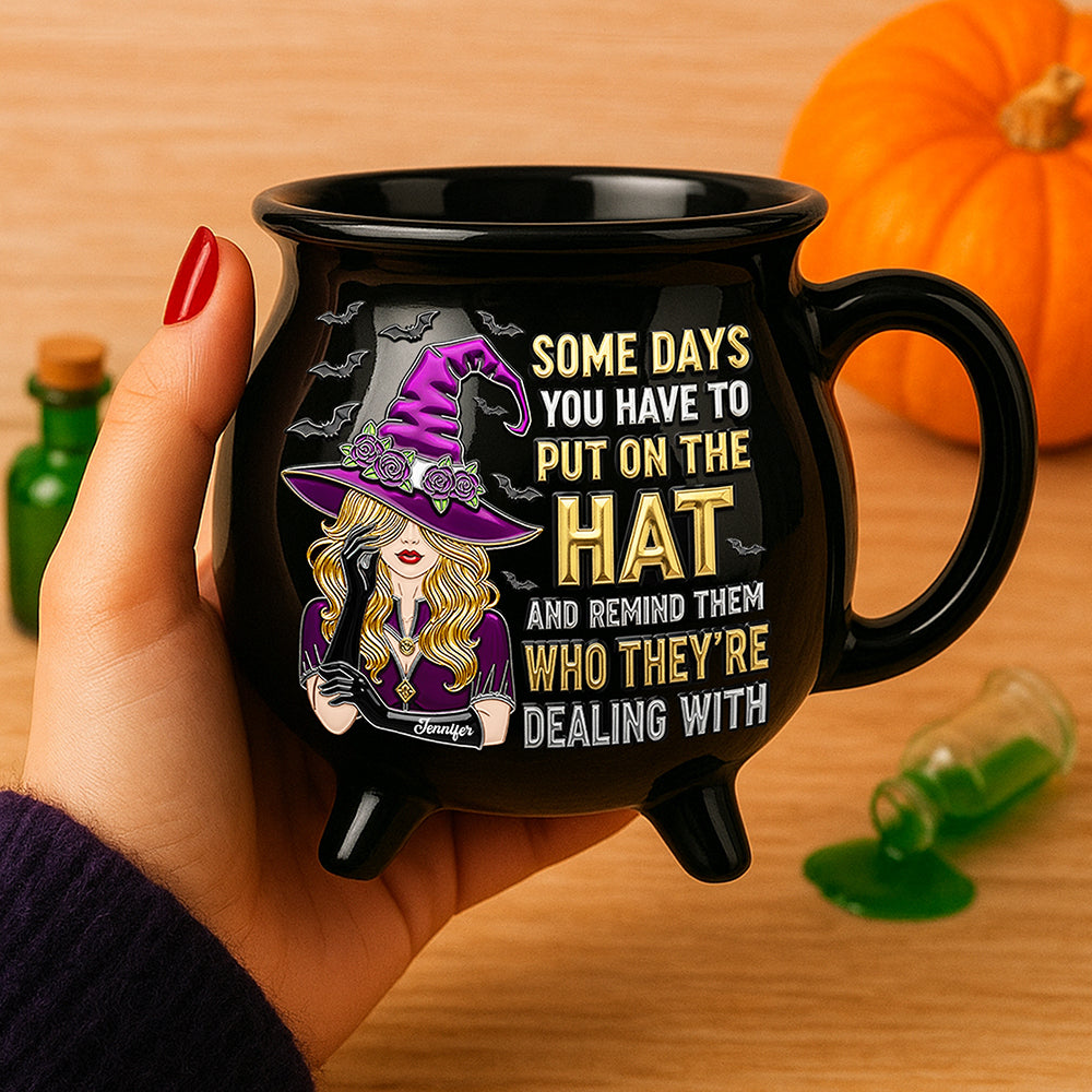 Sassy Witch Cauldron Mug – Personalized Halloween Gifts For Witch Lovers 01ohqn040925-Homacus