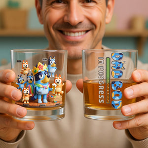 World's Best Dad Whiskey Glass - Personalized Gifts For Dad 05QHQN190526-Homacus