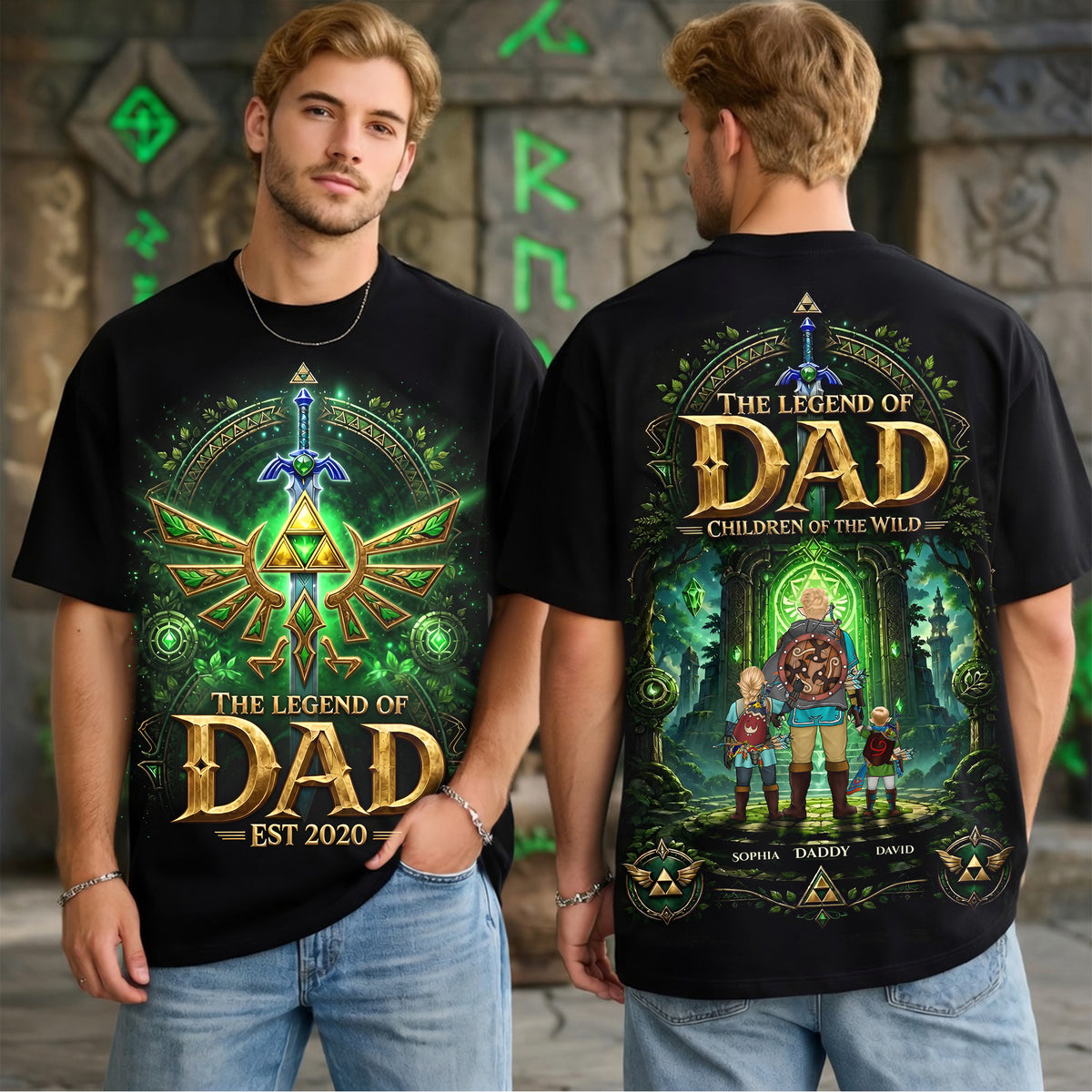 Legendary Adventure Dad Shirt - Personalized Gifts For Dads 03tylu050526-Homacus