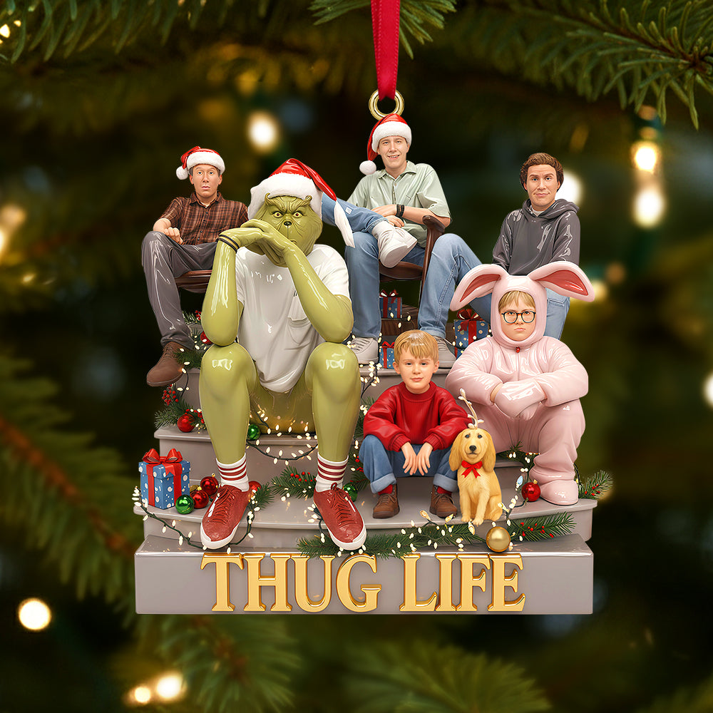 Funny Holiday Squad Ornament - Personalized Gift For Christmas 01OHTN031125-Homacus