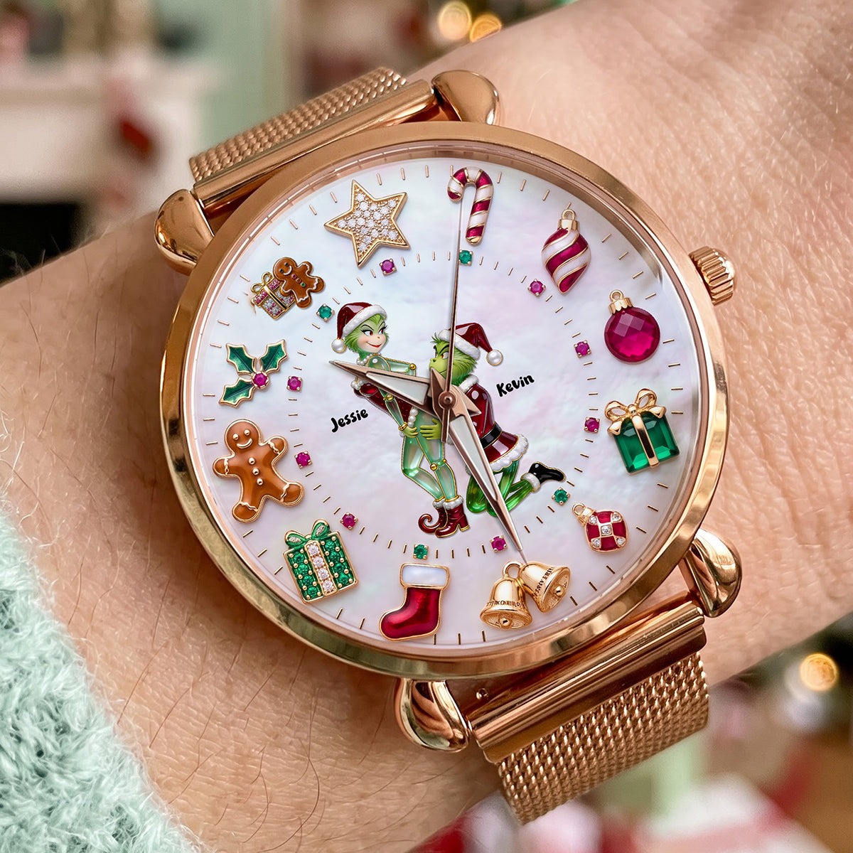 Naughty Couple Mesh Strap Quartz Watch - Personalized Gifts For Christmas 04pgta211026-Homacus