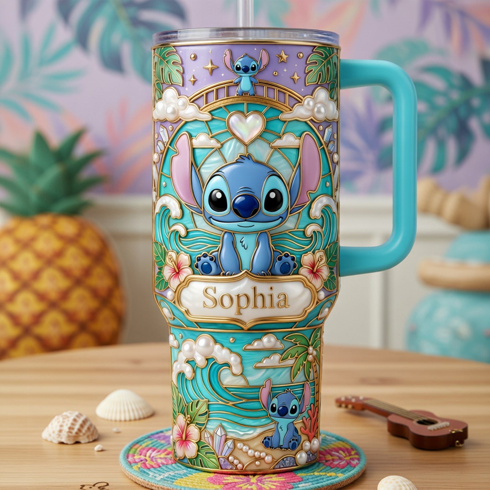Little Space Buddy 40oz Tumbler - Personalized Gifts 05palu250626-Homacus