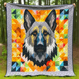 German Shepherds Dog Christmas Quilt Bed Set Gifts For Dog Lovers 04HUDT061124-Homacus