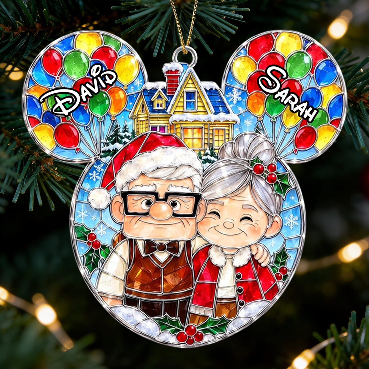 Dreamy Adventure Couple Ornament - Personalized Christmas Gift For Couples 06OHDT050926