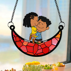 Personalized Gifts For Couple Suncatcher Ornament 05ACDT200125HG-Homacus