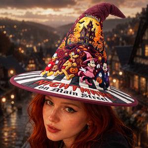 Nightmare Quilted Witch Hat - Personalized Gifts For Witch Lover 02pata130826