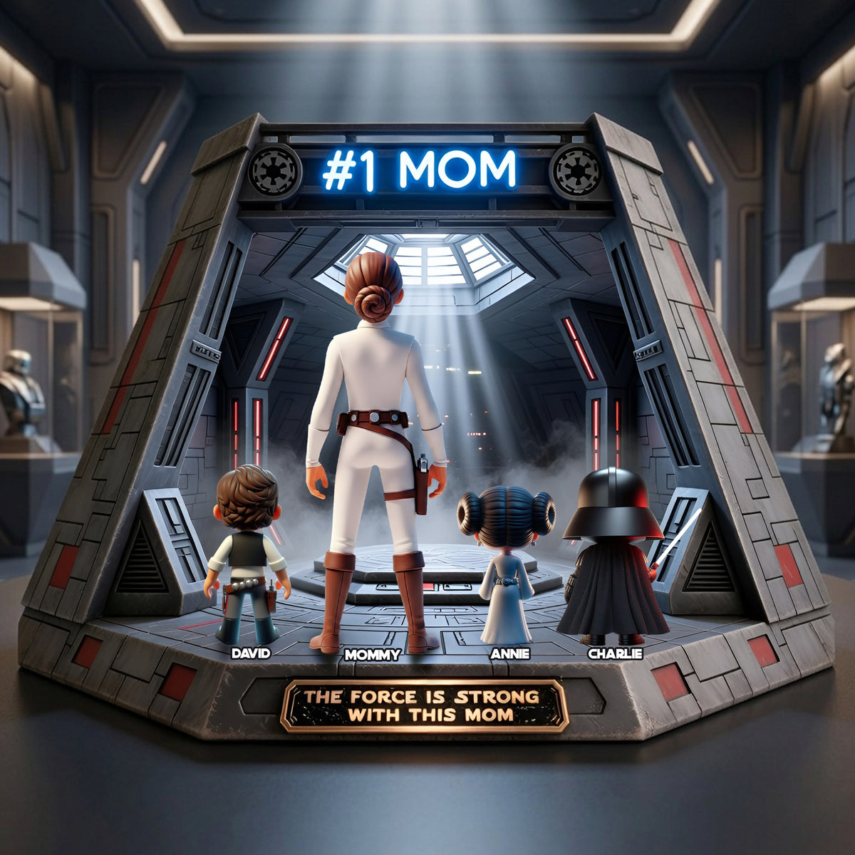 Universe Mom And Kids Acrylic Plaque - Personalized Gifts For Mother's Day 06ohlu060426-Homacus
