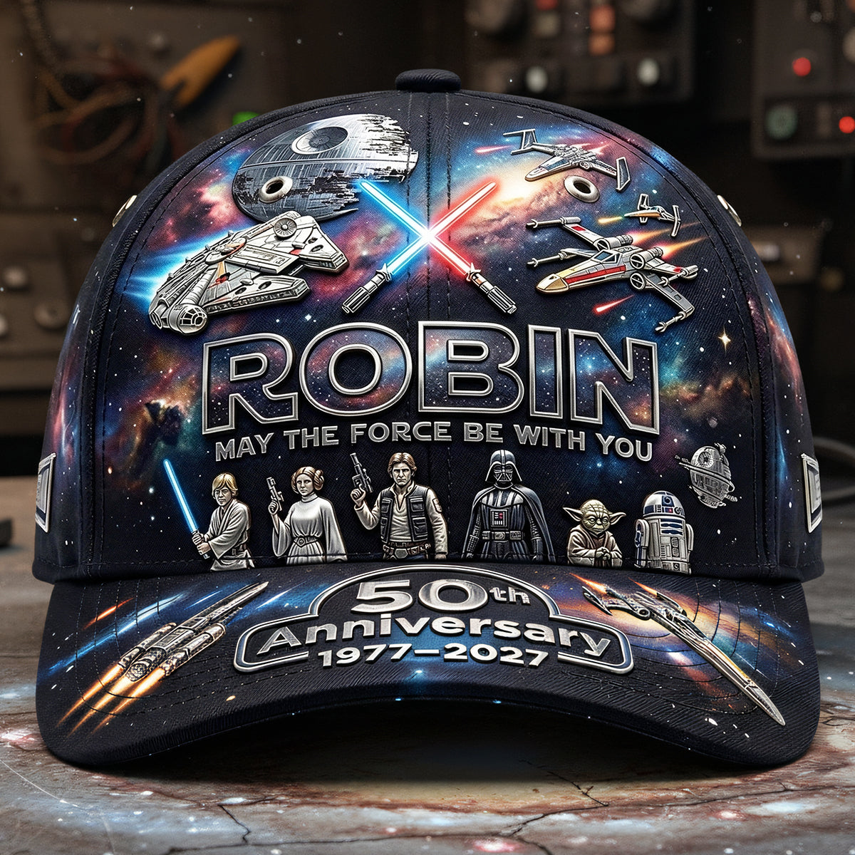 50th Anniversary Cosmic Classic Cap - Personalized Gifts For Cosmic Lovers 03pata100326-Homacus