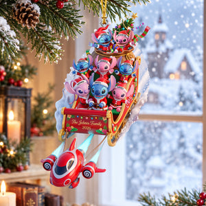 Mischievous Ride Family Ornament - Personalized Gifts For Family 02qhqn110926