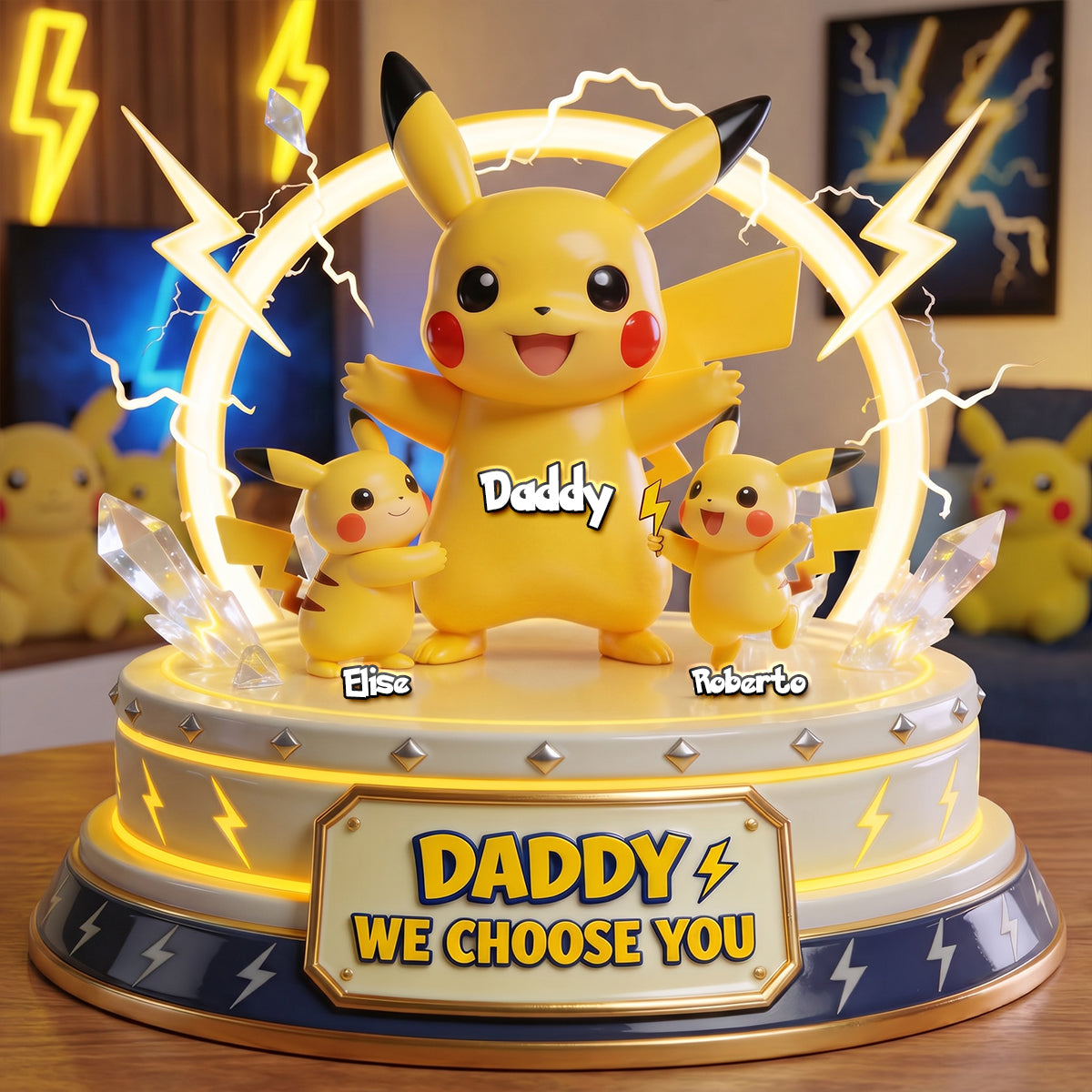 Pocket Monster Dad Acrylic Plaque - Personalized Gift For Dads 02PGDH120526-Homacus