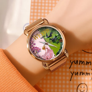 Personalized Christmas Gifts For Musical Fans Mesh Strap Quartz Watch 03tgtn230725-Homacus