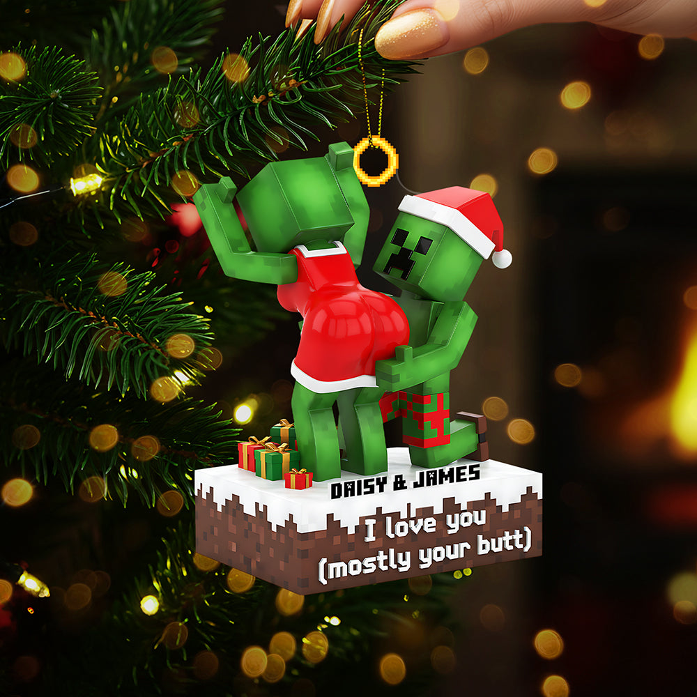 Personalized Gifts For Christmas,Lego Couple Acrylic Ornament 01nata120925
