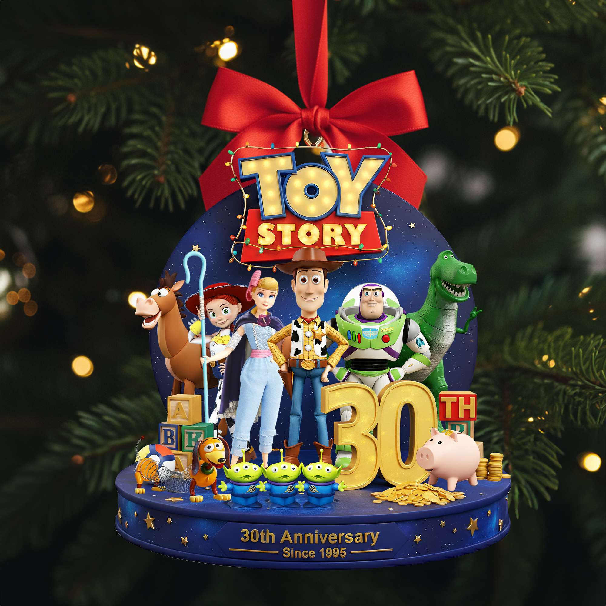30th Anniversary Celebration Ornament - Personalized Christmas Gifts For Fans 01NALU290925-Homacus