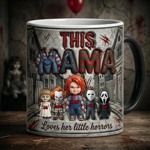 Mama’s Little Horror Magic Ceramic Coffee Mug - Personalized Gifts For Mom 03NALU110426-Homacus