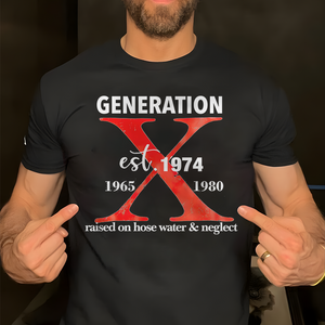 Customized Year Of Birth Generation X Shirt 225acxx260824-Homacus