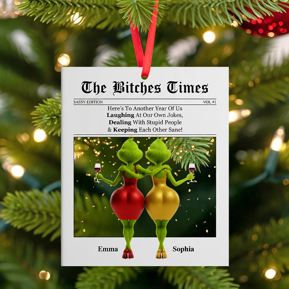 Personalized Gifts For Best Friends Christmas Ornament 03natn170925-Homacus