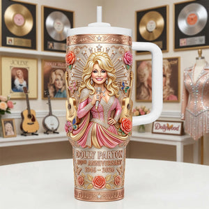 80 Years of Country Queen - Vintage Music Legend Tumbler, Personalized Gift 02NATN170326-Homacus
