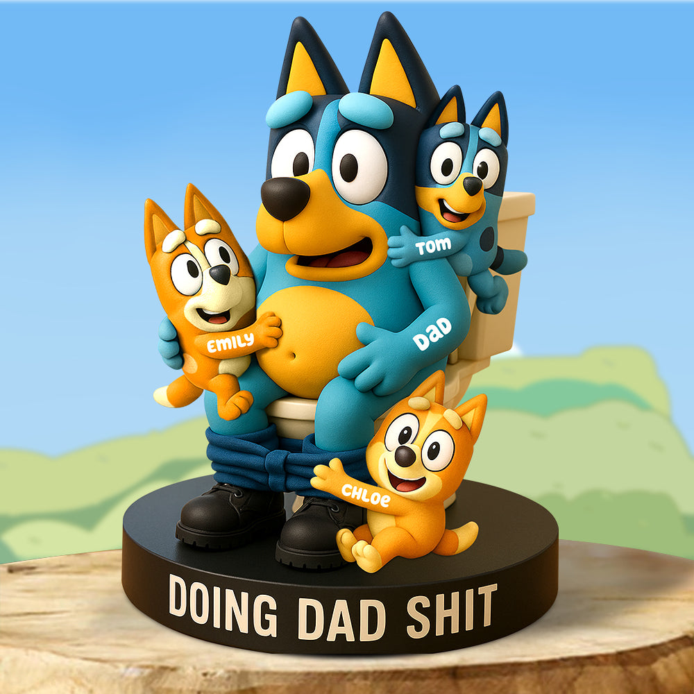 Holiday Chaos With Dad Plaque – Custom Christmas Gifts For Dad 02ohdt100525-Homacus