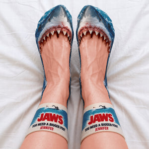 Fun Big Shark Bite Socks, Personalized Gifts 05qhqn170926-Homacus