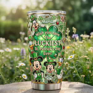 Lucky Clover Party Tumbler - Personalized Gifts For Friends 01pamg120226-Homacus