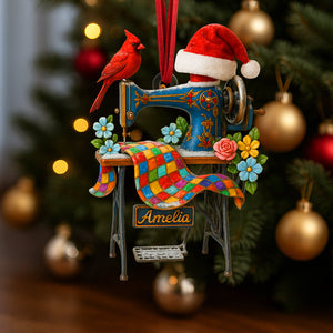 Sewing Machine Personalized Heaven Gifts For Seamstress Christmas Ornament 04ohtn030925-Homacus